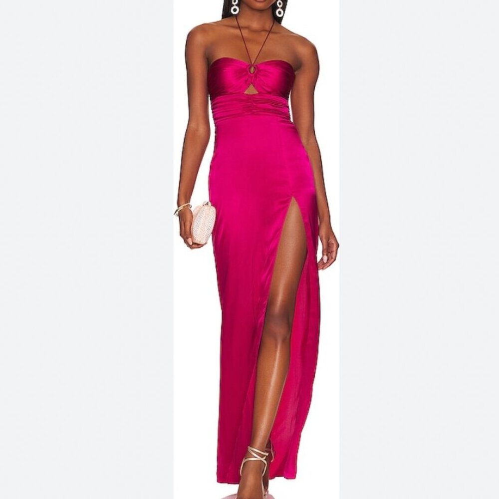 Amanda Uprichard Silk Destina Gown